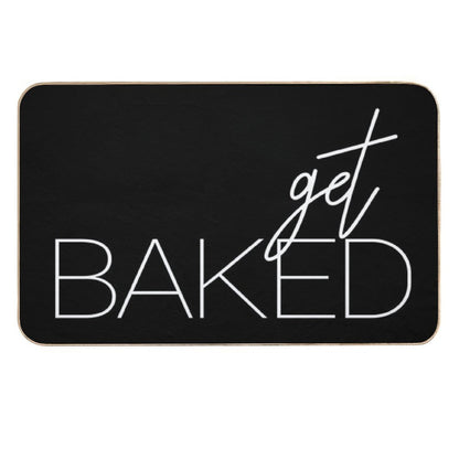 Get Baked White  Toxin-Free Bath Mat