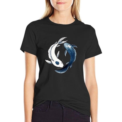 Tui And La - Yin & Yang Koi  Polyester Blend T-Shirt