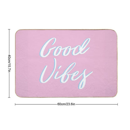 Good Vibes  Pet-Safe Bath Mat