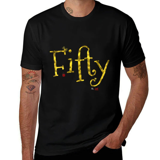 Womens Fifty - Funny 50 Year Old 1972 50th Birthday Gift  Polyester Blend T-Shirt