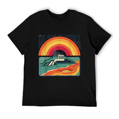 Retro Gulf Of USA America Gulf of Mexico Or America Wrinkle-resistant T-Shirt