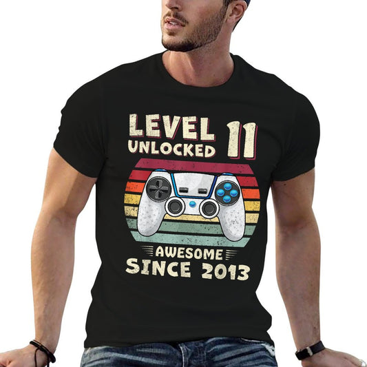 11th Birthday Decoration Boy 11yr 11 Year Old Birthday  Graphic-printed T-Shirt