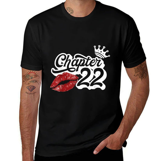 Vintage Chapter 22 Classy Lips Happy Birthday 22 Years Born  Breathable T-Shirt