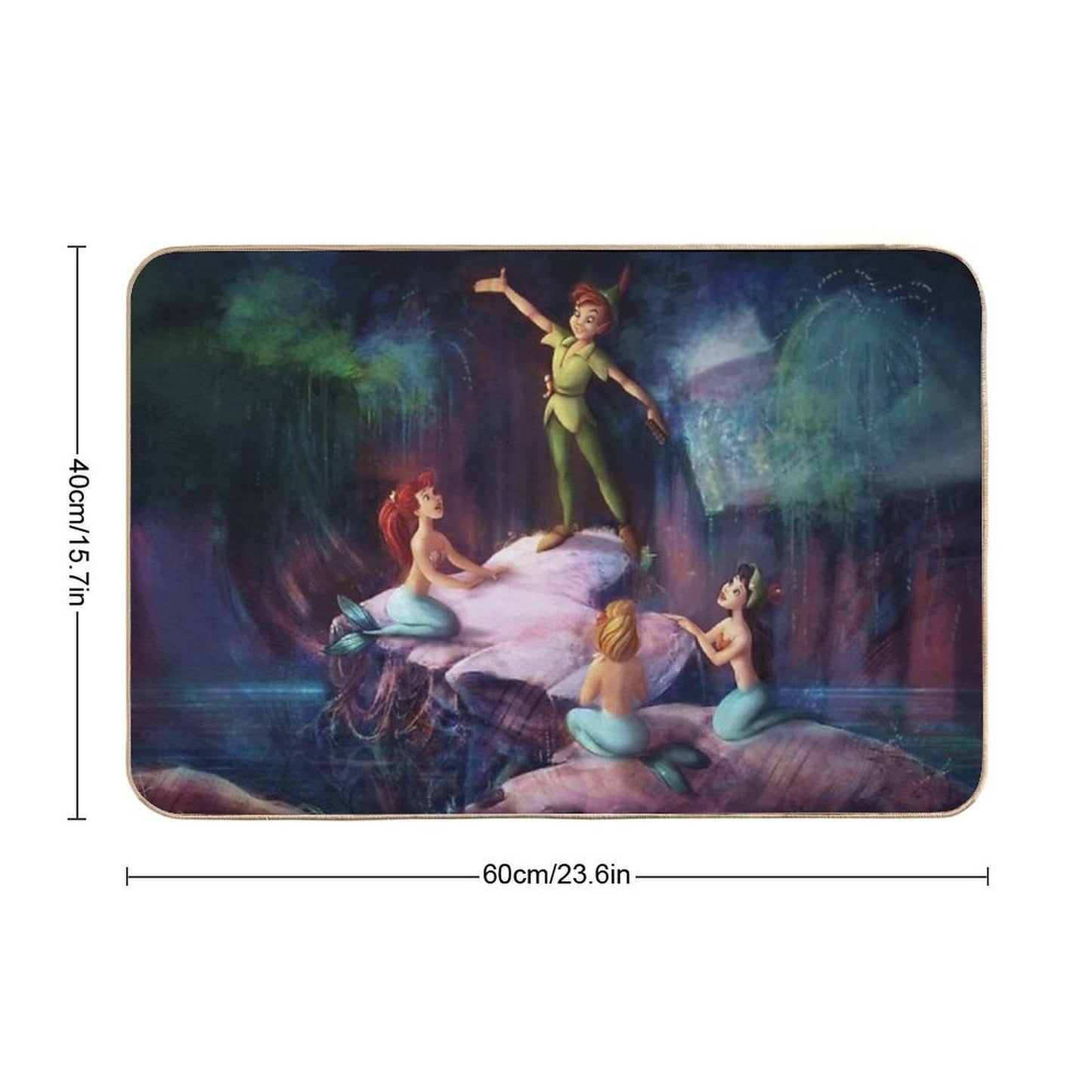Mermaids  Rapid-Drying Bath Mat