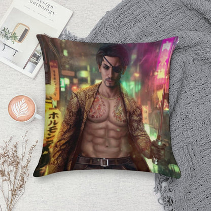Majima Goro Soft Durable Construction Throw Pillow