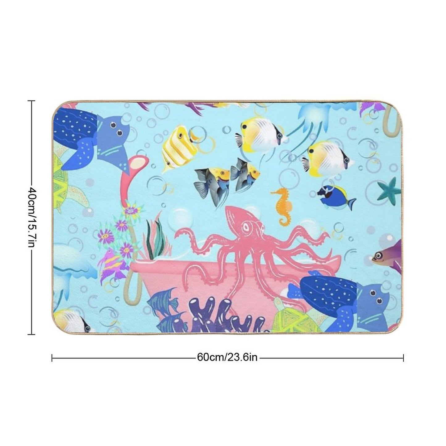 Salt Water Bath Time  High-Traffic Bath Mat