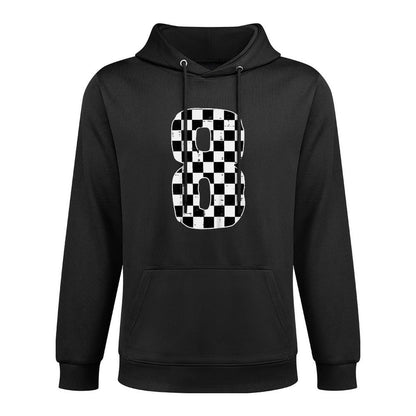 Kids 8th Birthday 8 Racing Eight Year Old Bday Boys Girls Layering Staple Hoodie