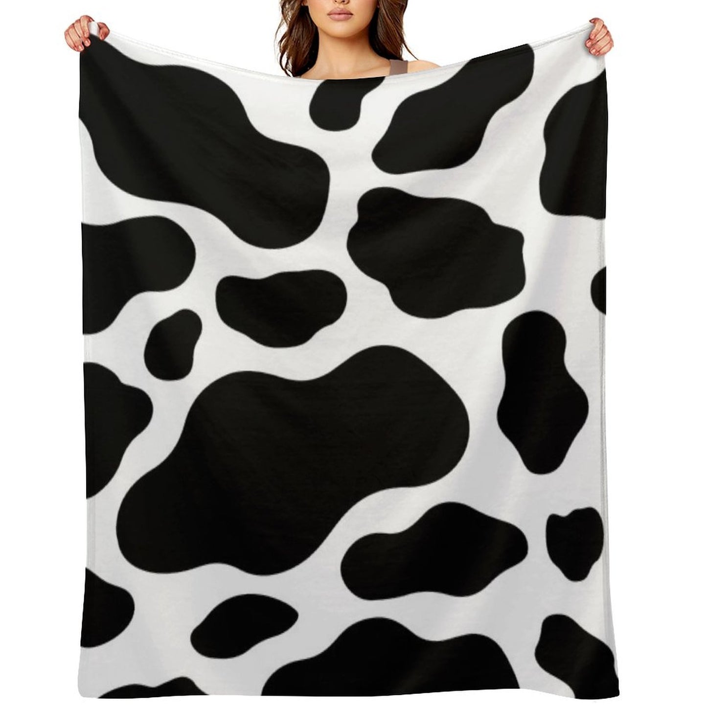 Cow Animal Print Cowboy And Country Ranch Farm Style Durable Throw Blanket