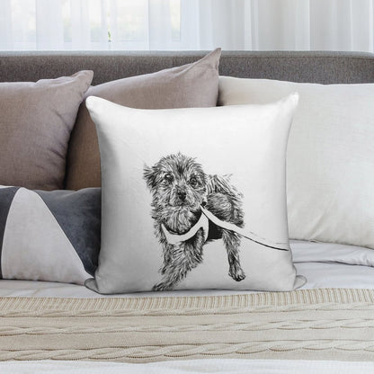 Yorkshire Terrier Soft Anti-Pilling Throw Pillow