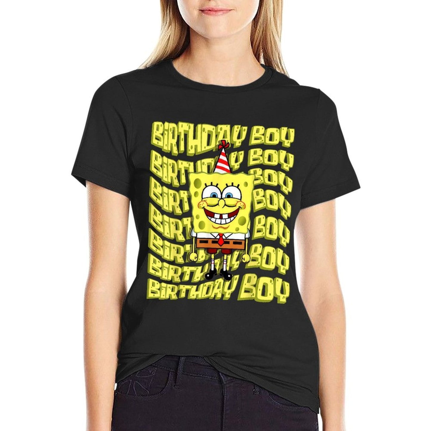 Mademark X SpongeBob SquarePants - SpongeBob SquarePants Birthday Boy  Eco-friendly Material T-Shirt