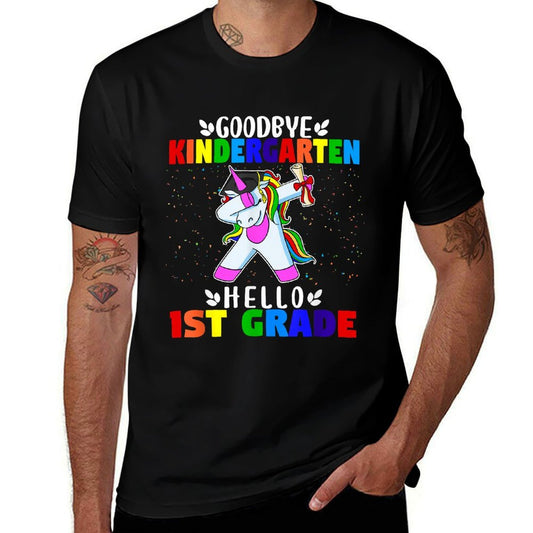 Goodbye Kindergarten Hello 1st Grade Kindergarten Graduation  Graphic-printed T-Shirt