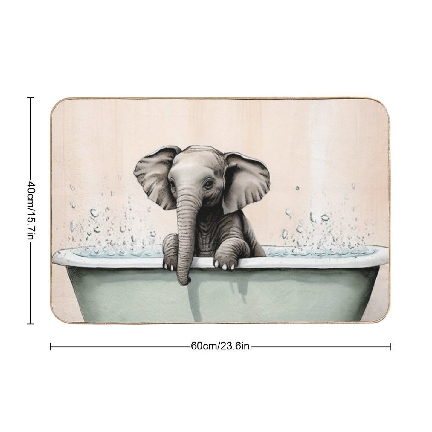 Bathtime XVII  Toxin-Free Bath Mat