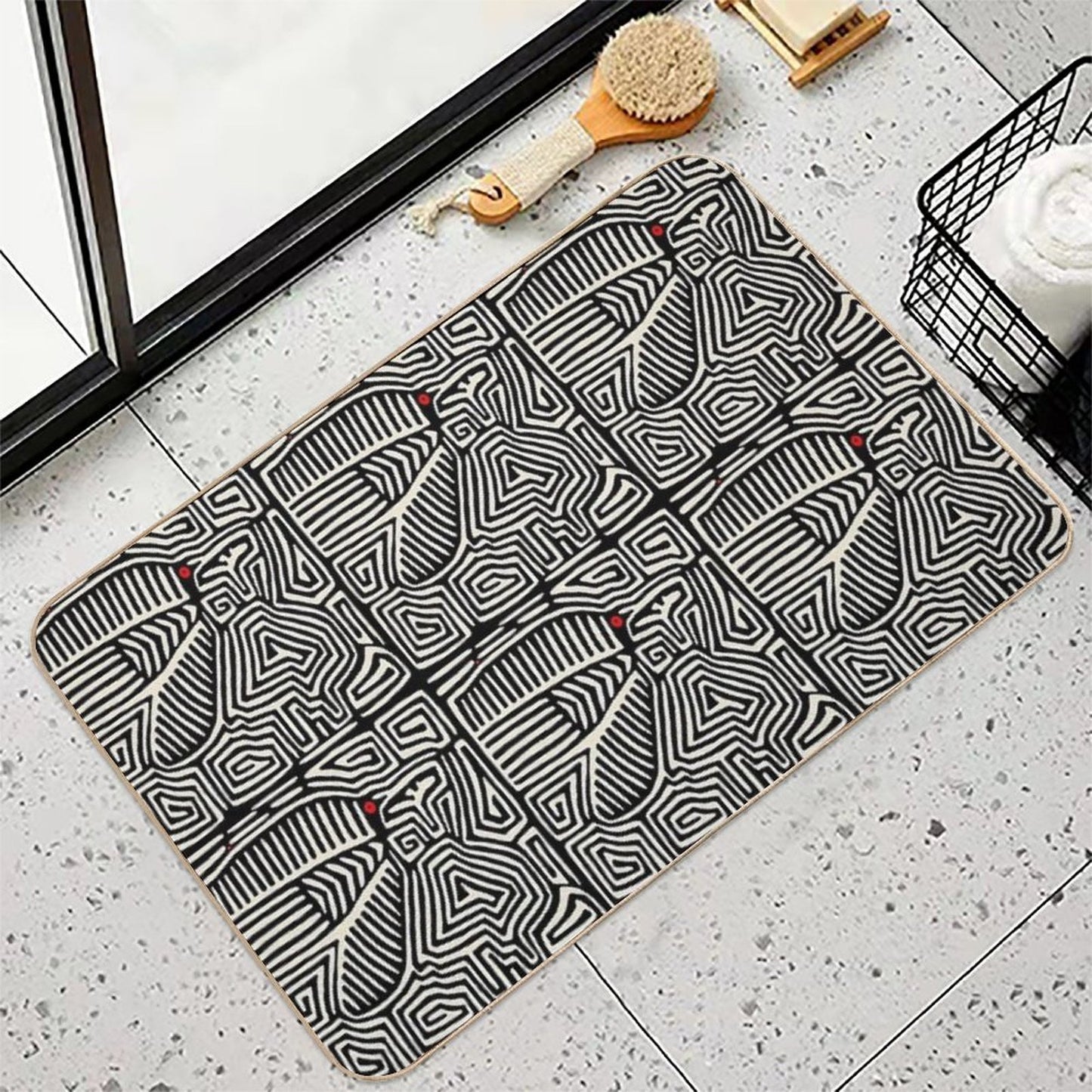Kuna Indian Pajaro  Multi-Purpose Bath Mat