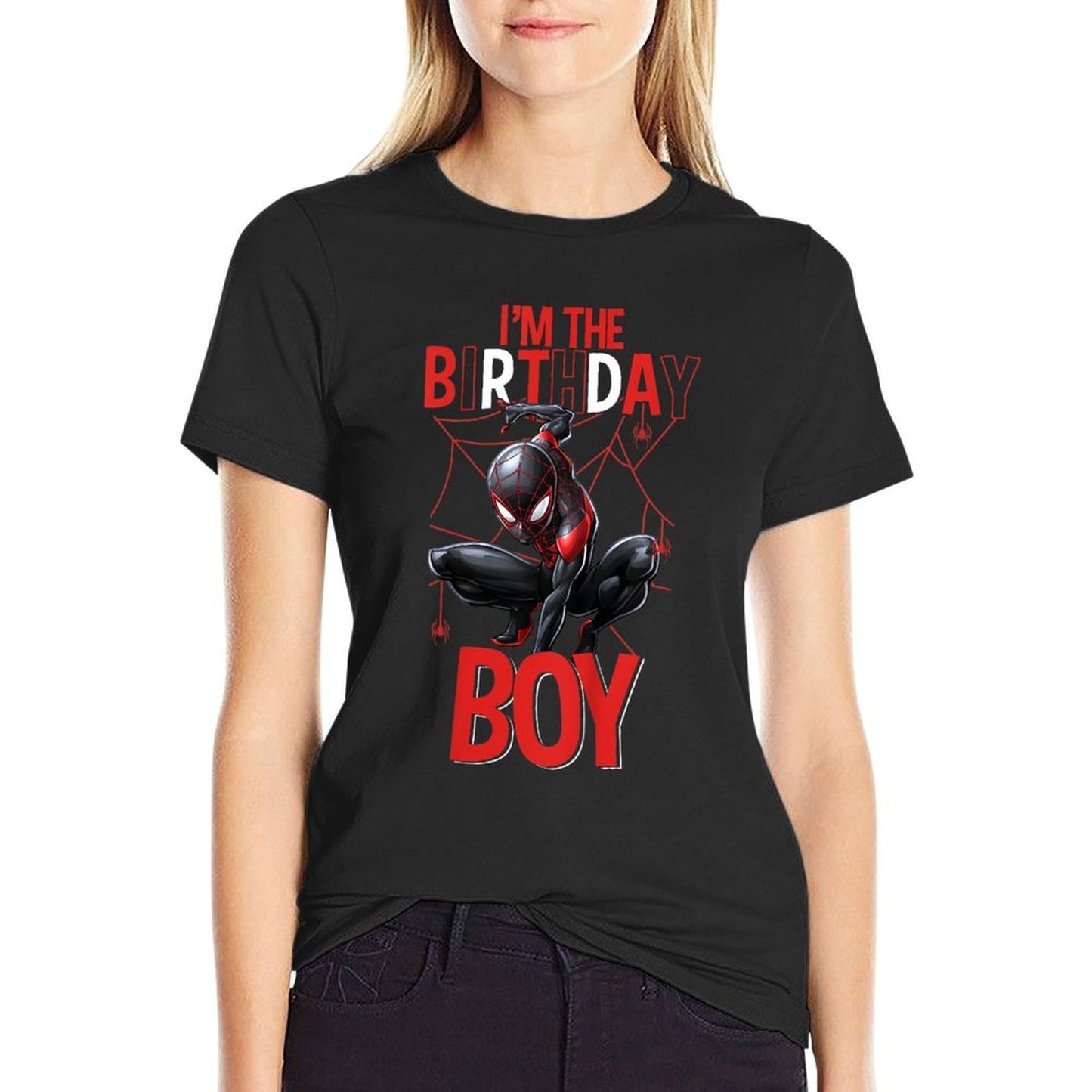 Marvel Spider-Man Miles Morales I'm The Birthday Boy  Quick-drying T-Shirt
