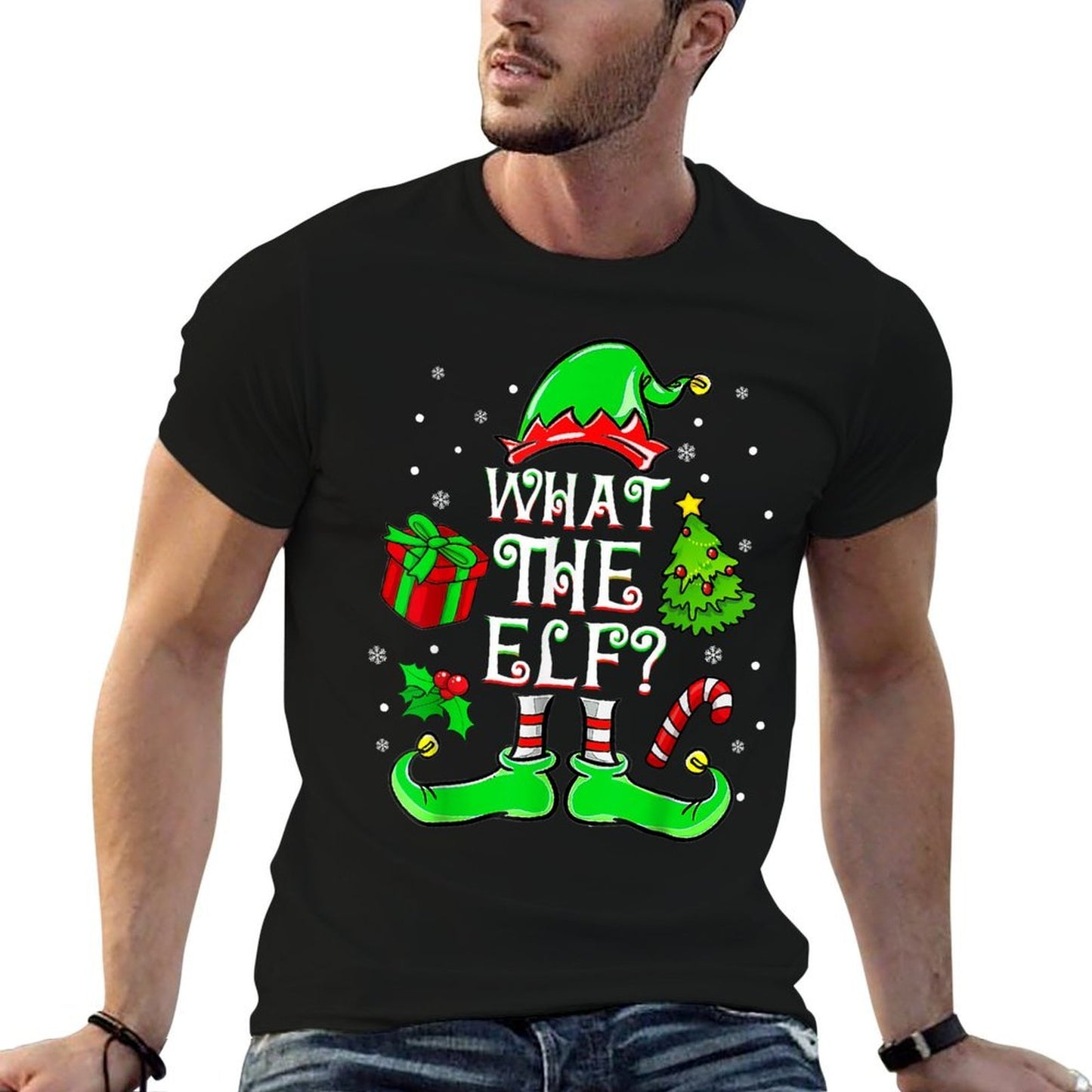What The Elf Christmas Family Matching Xmas Group Funny  Affordable Price T-Shirt