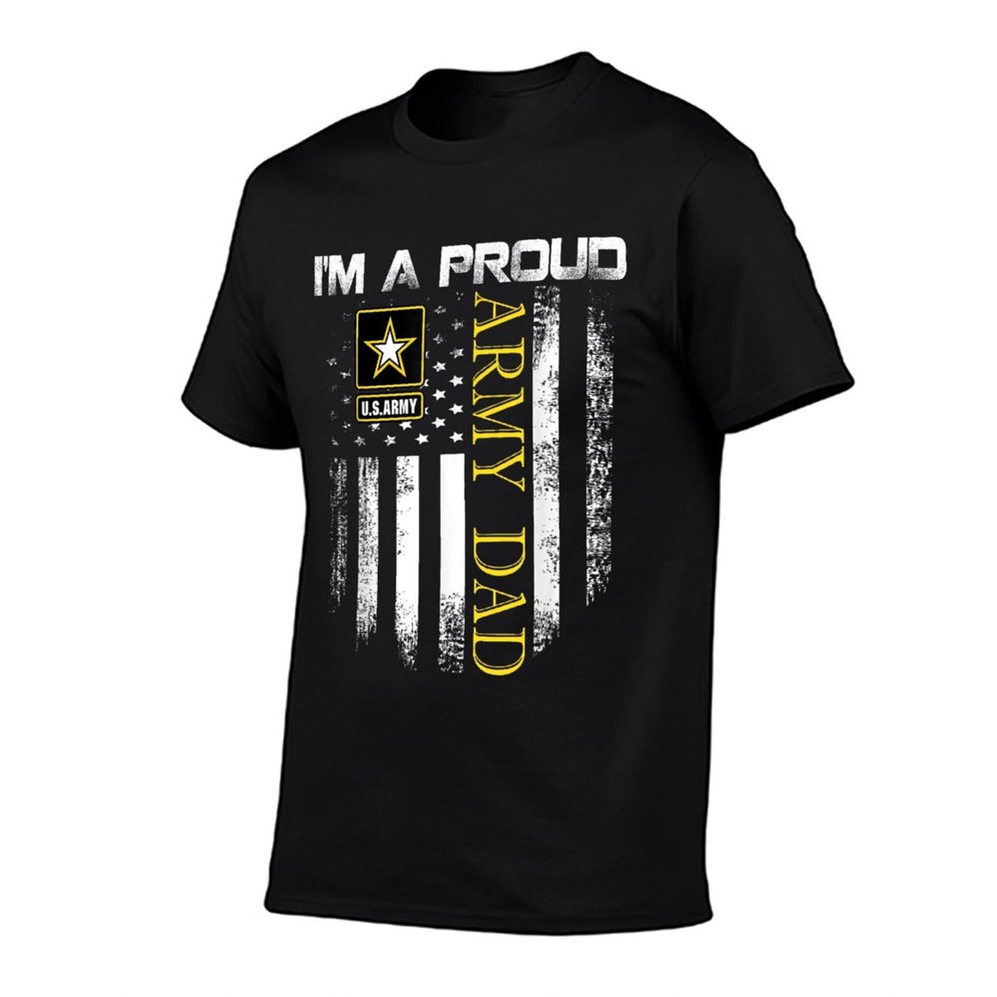 Vintage I'm A Proud Army Dad With American Gift  Affordable Price T-Shirt