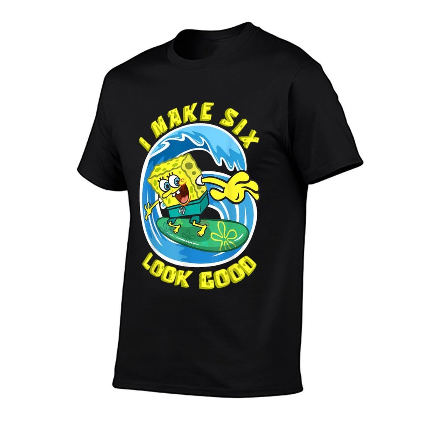 Mademark X SpongeBob SquarePants - SpongeBob 6th Birthday Gift I Make 6 Look Good 6th Birthday  Slim-fit Cut T-Shirt