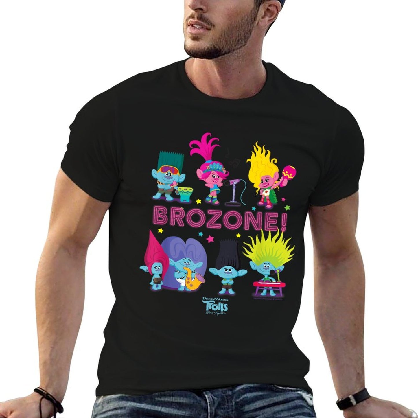 DreamWorks Trolls Band Together BroZone Poppy And Viva  Soft T-Shirt