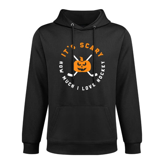 Halloween Hockey Its Scary - Halloween Hockey Unisex Design Hoodie