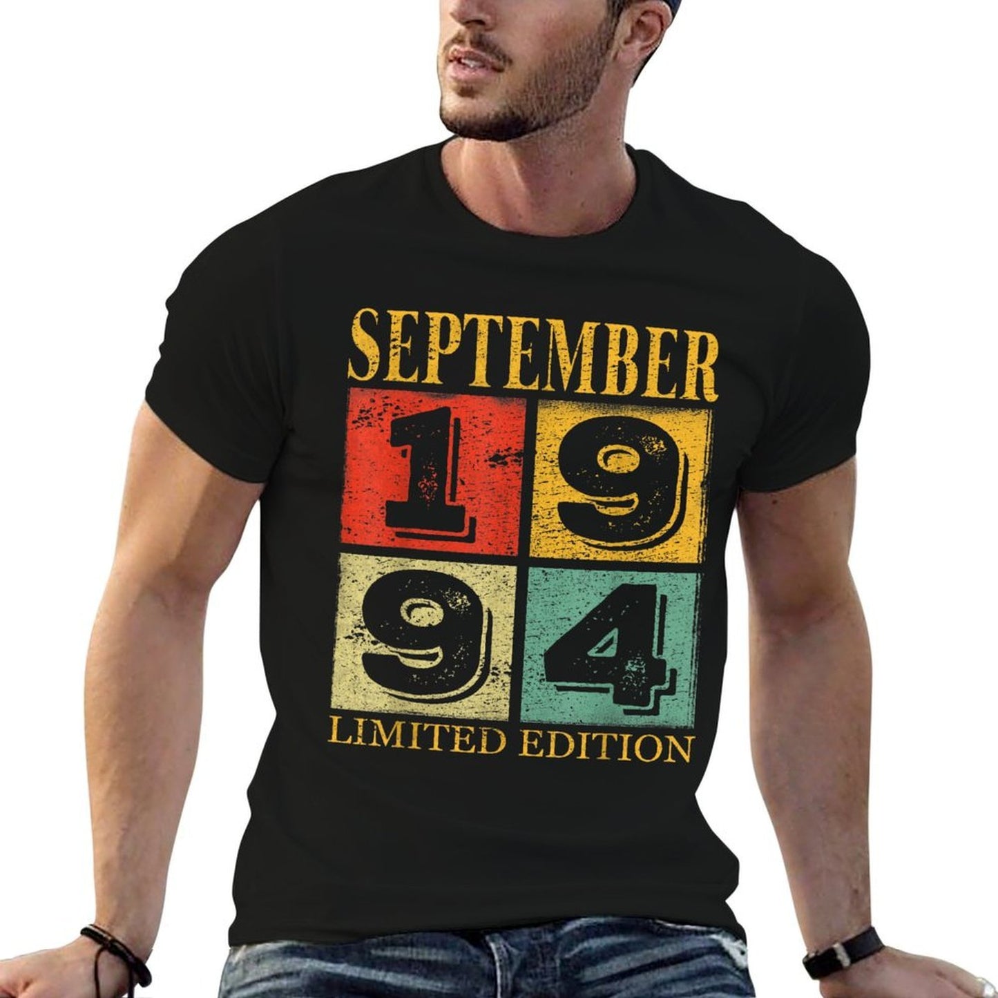 30 Years Old Awesome Since September 1994 30th Birthday  Relaxed-fit T-Shirt