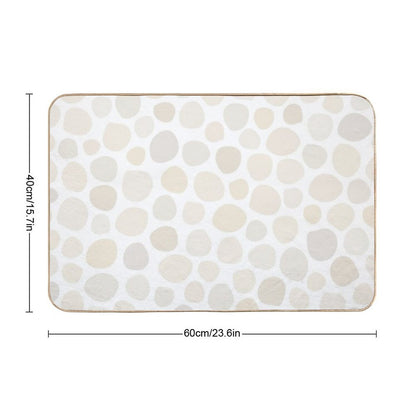 Beach Stones Durable Bath Mat