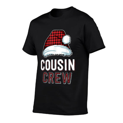 Cousin Crew Red Buffalo Plaid Family Matching Christmas  Trendy Pattern T-Shirt