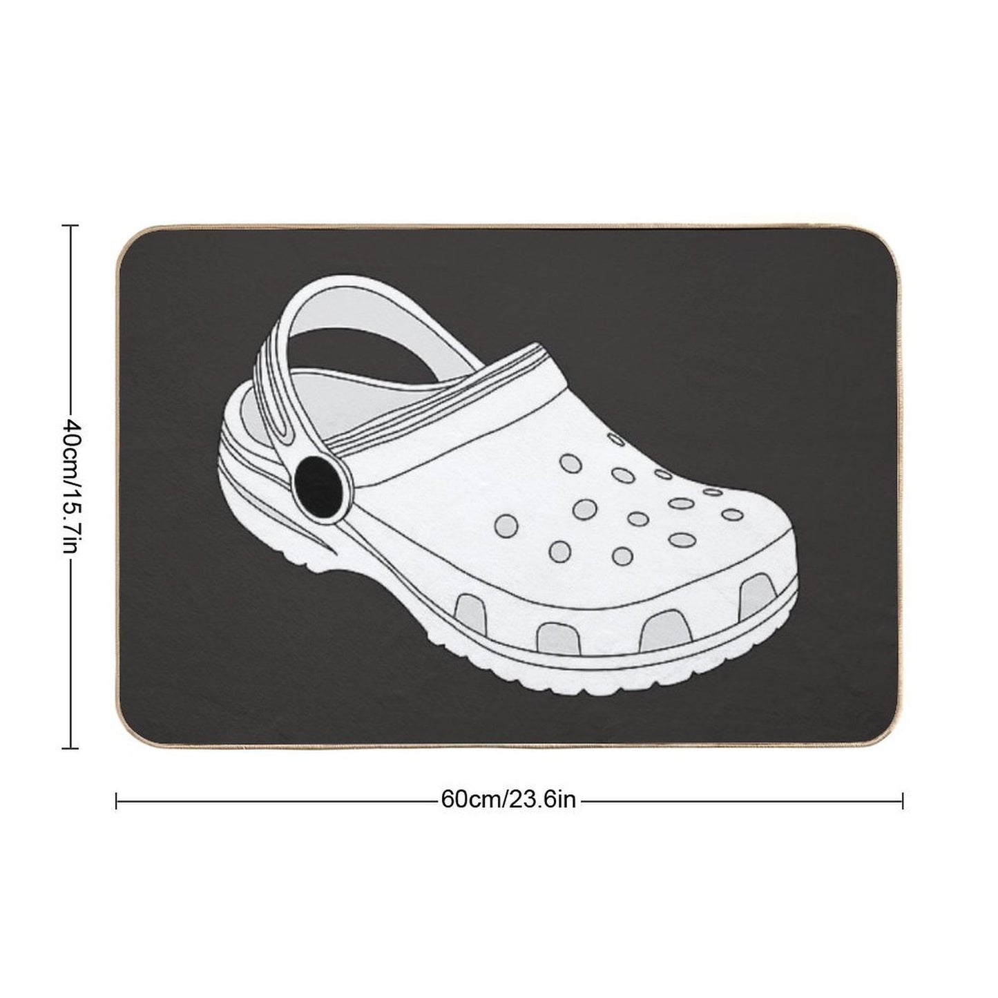 Crocs 3  Anti-Trip Bath Mat