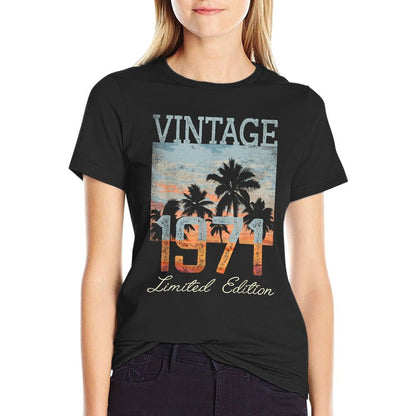 Vintage 1971 Limited Edition 54th Birthday 54 Year Old Gifts  Eco-friendly Material T-Shirt