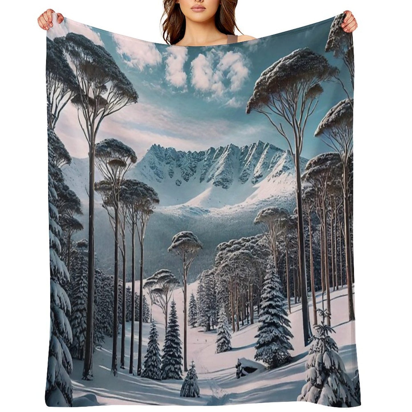 Mount Kosciuszko Versatility Throw Blanket