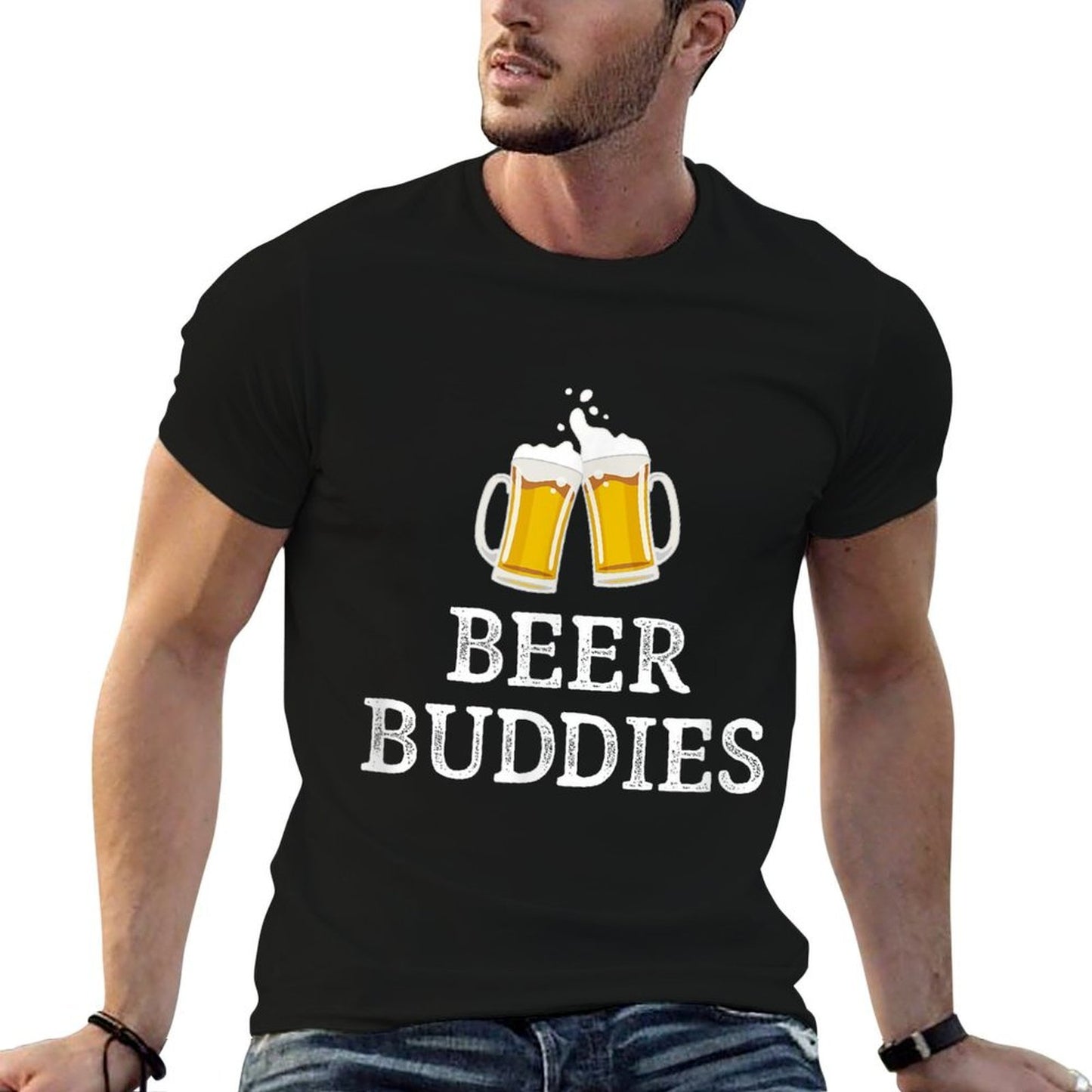 Beer Buddies - Vintage Style -  Versatile T-Shirt