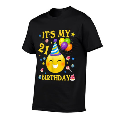 Funny It's My 21st Birthday Gift 21 Years Old 21st Comfortable T-Shirt