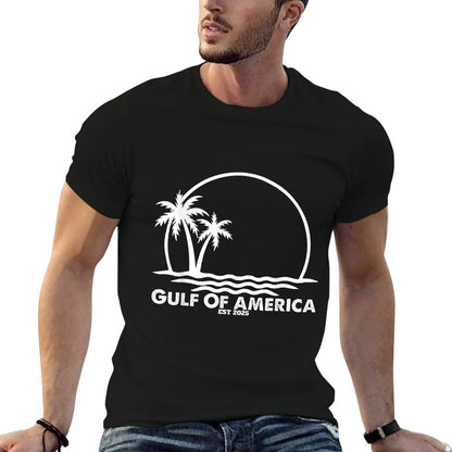 Retro Gulf Of USA America Est 2025 American Flag Classic T-Shirt