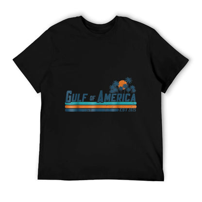 Retro Gulf Of US America 2025 American Flag Gulf Mexico Affordable Price T-Shirt