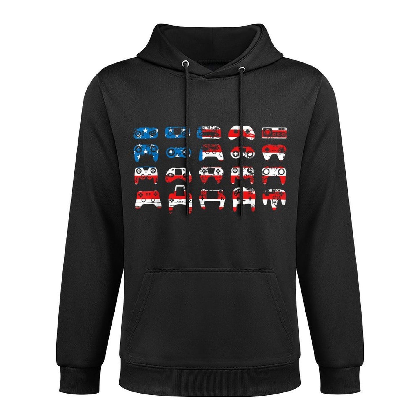 American Gamer July 4th Video Games USA Patriotic Pride Versatile Streetwear Hoodie