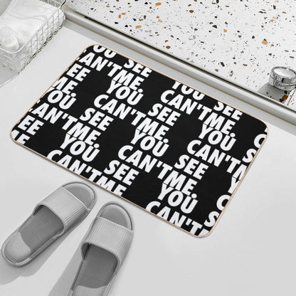 You Can't See Me The Invisible Man's Stealthy Illusion of Hidden Camouflage in A World of Mystery And Sarcasm  Toxin-Free Bath Mat