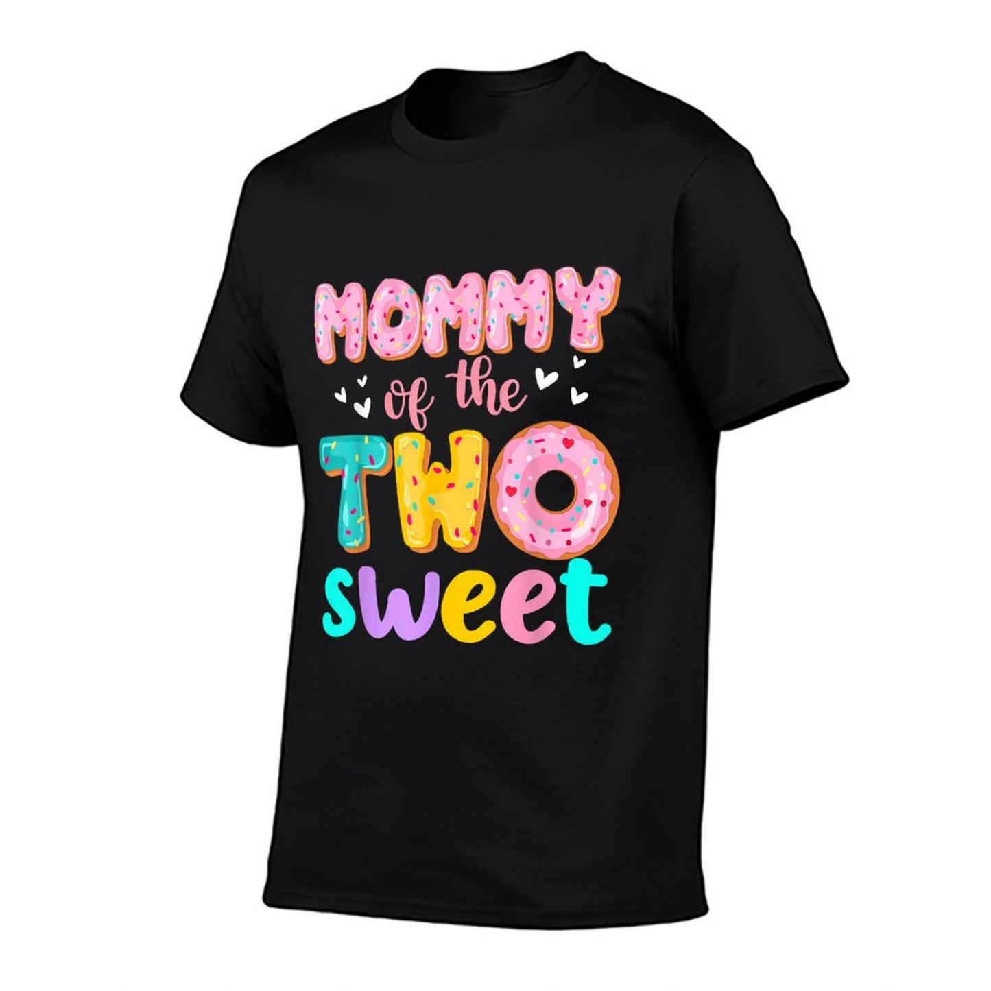 Mommy Of The Two Sweet Donut Birthday Family Theme Girl  Classic T-Shirt