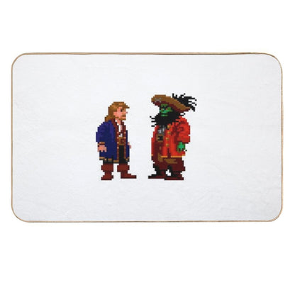 Guybrush  LeChuck (Monkey Island 2)  Easy To Clean Bath Mat