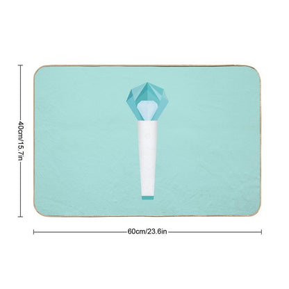 SHINee Lightstick (3D Handle Version)  Multi-Purpose Bath Mat
