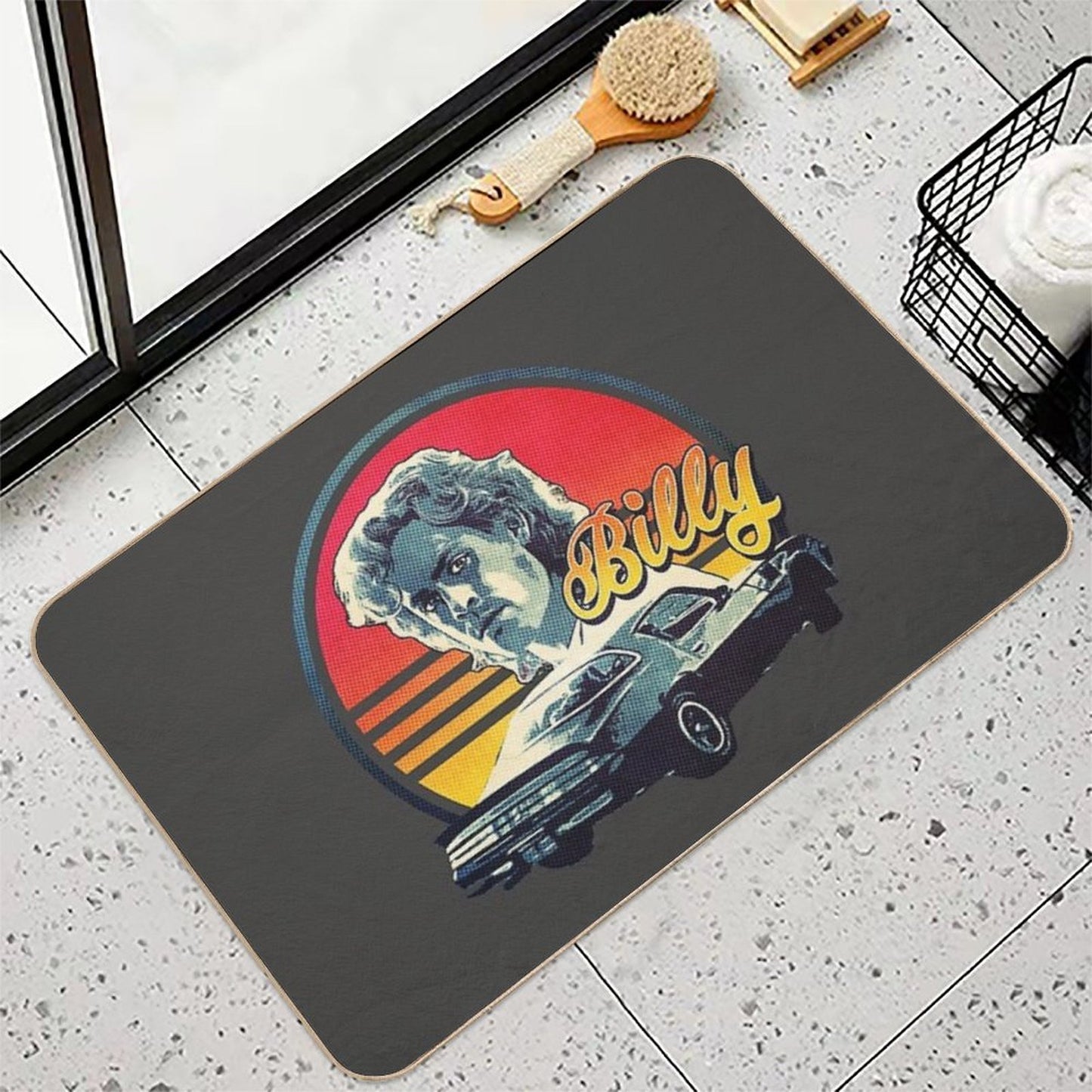 Stranger Things Billy  Repositionable Bath Mat