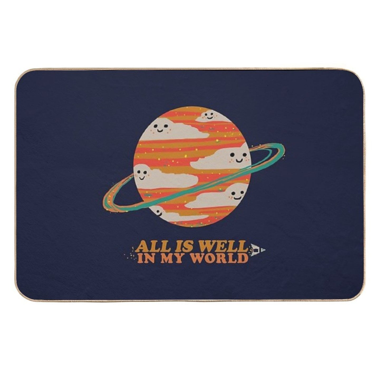 All Is Well in My World  Versatile Bath Mat