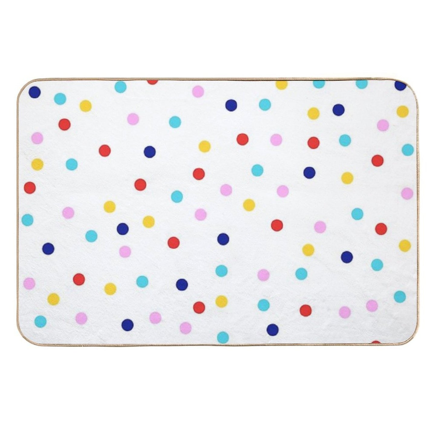 Cute Colorful Dots  High-Traffic Bath Mat