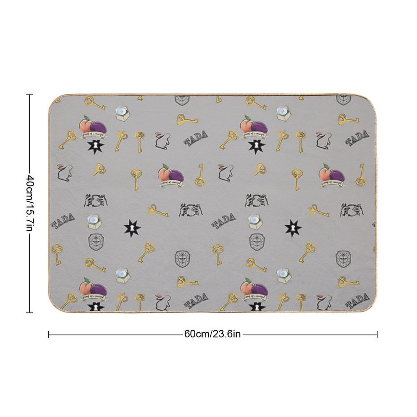 The Magicians Patern  Absorbent Bath Mat