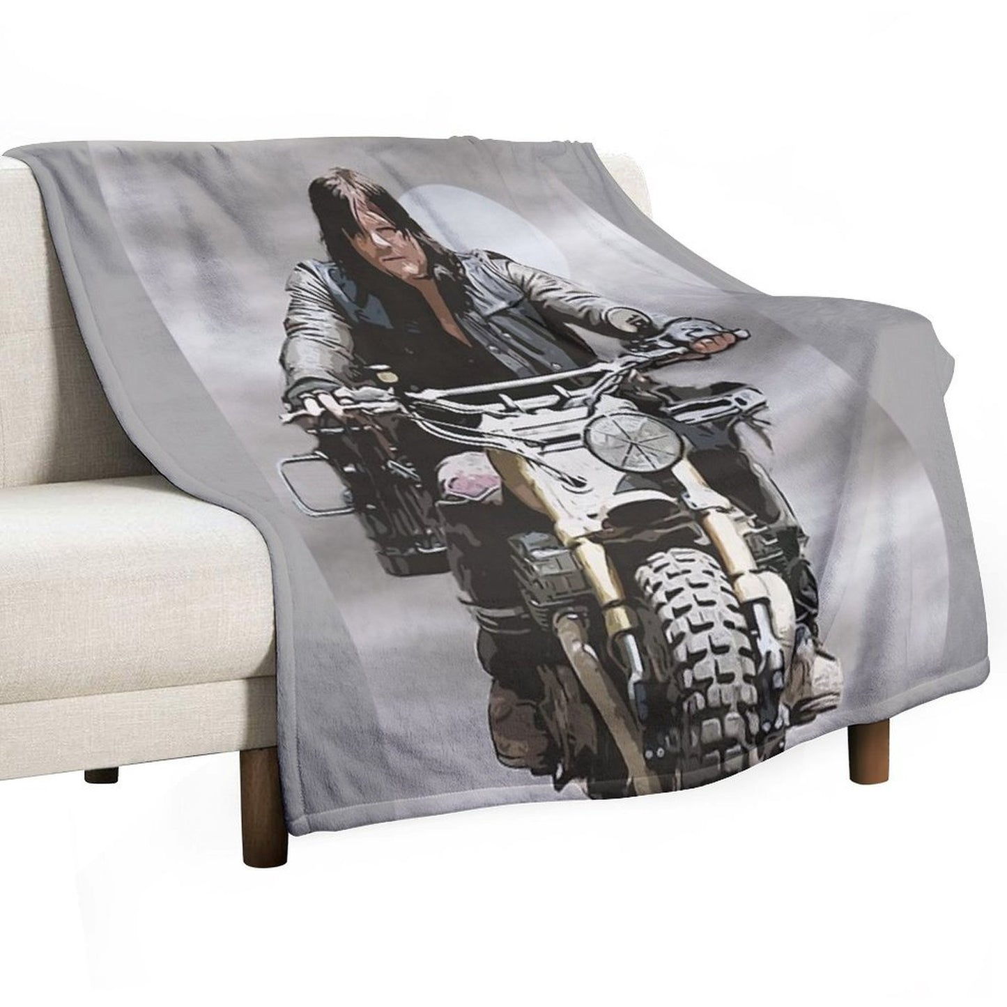 Daryl Dixon Machine-washable Throw Blanket