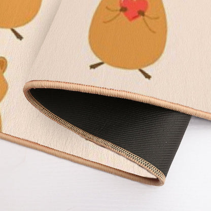 Cute Quokka with Love 3  Easy To Clean Bath Mat