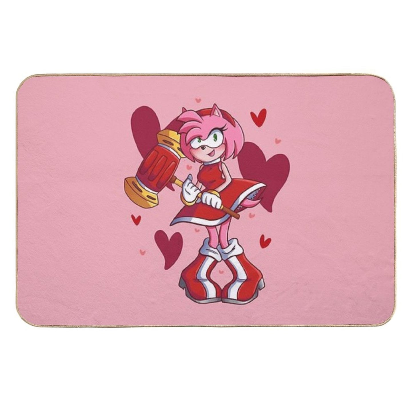 Sweet Amy Rose  Slip-Resistant Bath Mat
