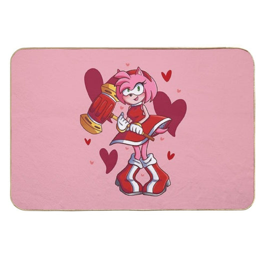 Sweet Amy Rose  Slip-Resistant Bath Mat