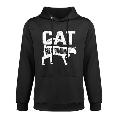 Cat Great Grandma Kitten Pet Owner Meow Mother's Day Machine Washable Hoodie