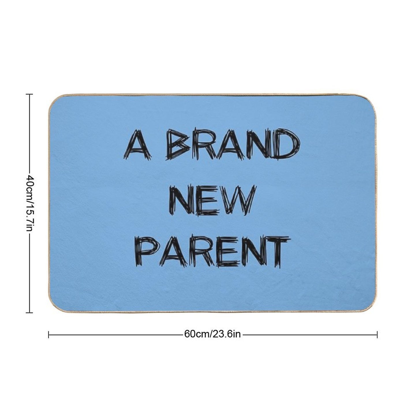 A Brand New Parent  Rapid-Drying Bath Mat