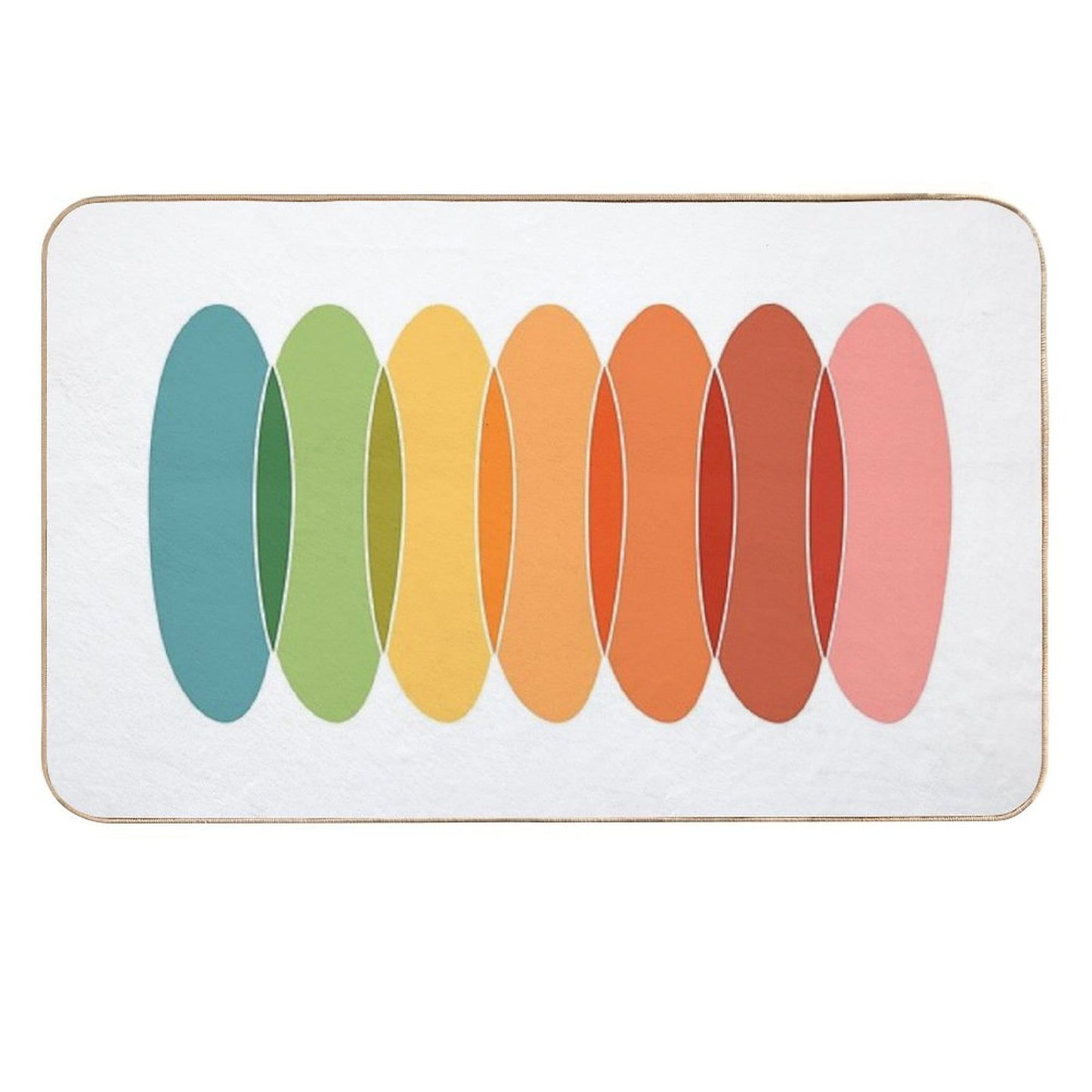 Chromatic Horizontal  High-Traffic Bath Mat