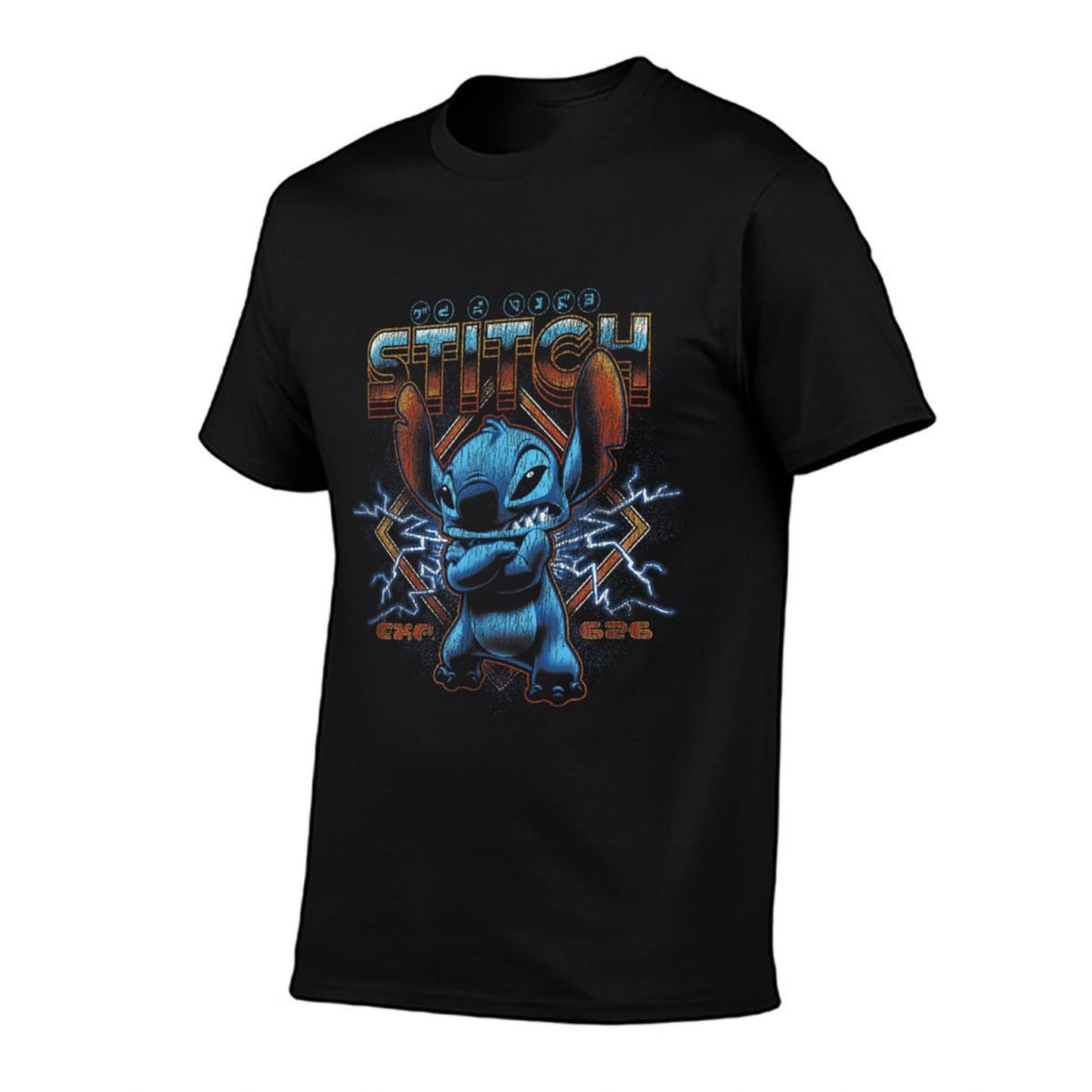 Lilo & Stitch Folded Arms Rock Poster Stretchy T-Shirt